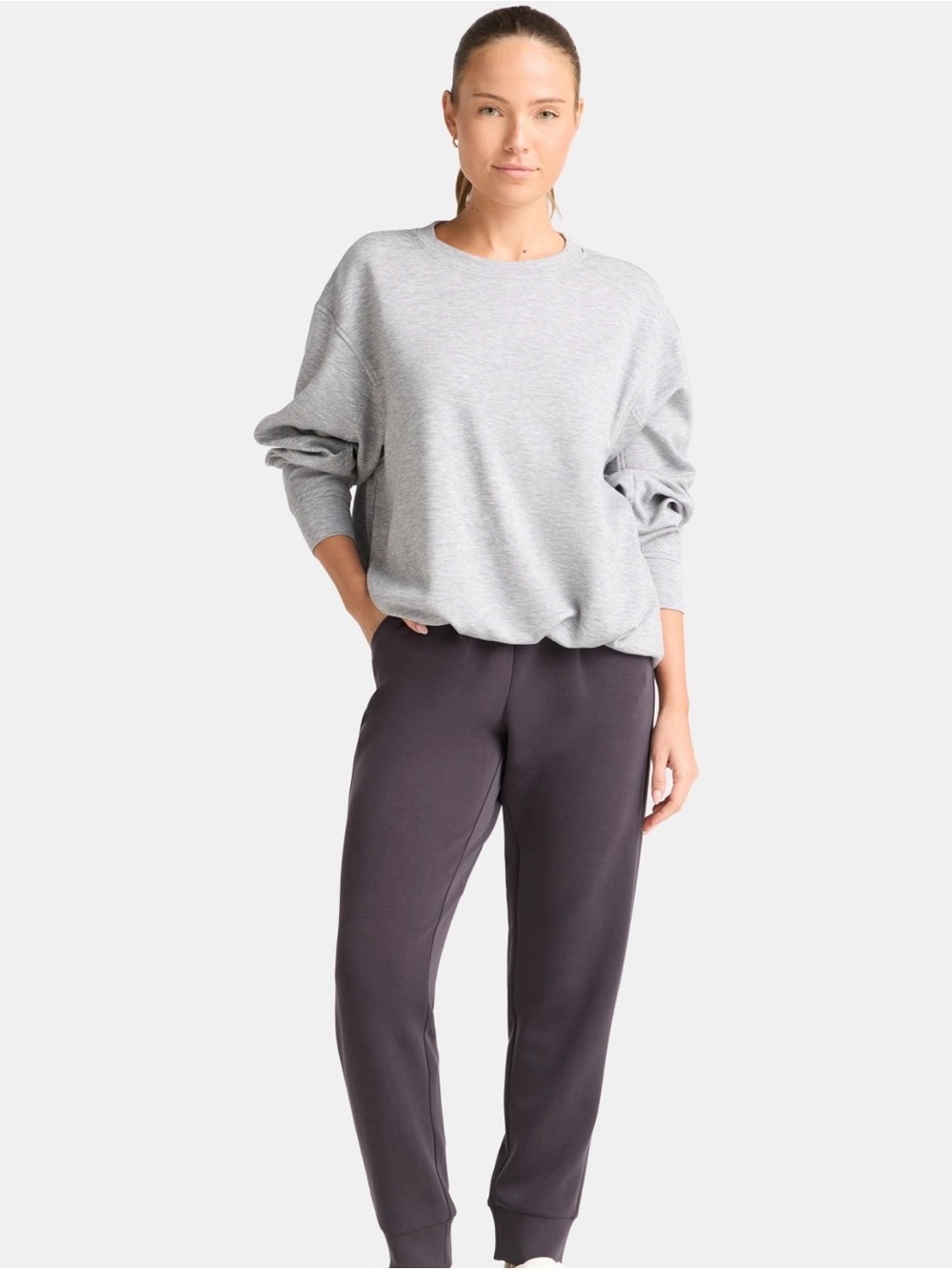 Avia Heather Gray Crewneck Sweatshirt